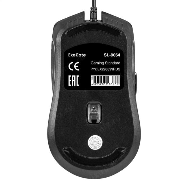 ExeGate Gaming Optical Mouse <SL-9064> (RTL)  USB 6btn+Roll <EX298899RUS>