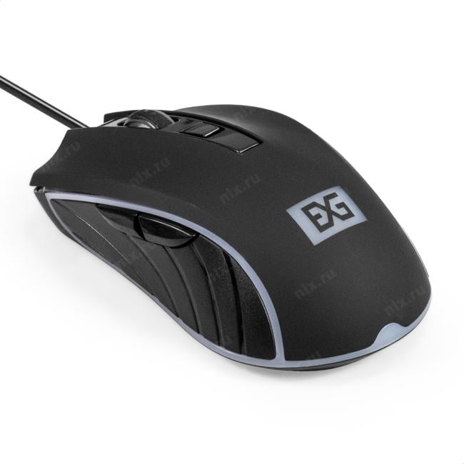 ExeGate Gaming Optical Mouse <SL-9064> (RTL)  USB 6btn+Roll <EX298899RUS>