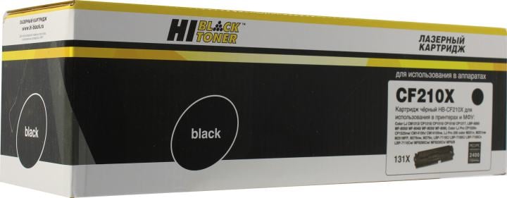 Картридж Hi-Black HB-CF210X, для HP CLJ Pro 200 M251/MFPM276, черный, 2400 стр.