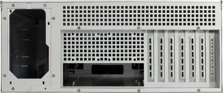 Server Case 4U Procase <GE401L-B-0> Black E-ATX, без БП, LCD display,  с  дверцей