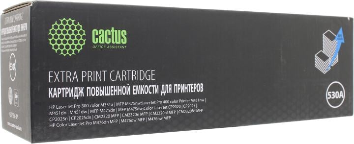 Картридж Cactus CS-CF530A-MPS Black для HP LJ  M451dn/M451dw/CP2025n/CP2025dn/M476dn  MFP