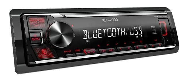 Автомагнитола  Kenwood  KMM-BT208  1DIN 4x50Вт