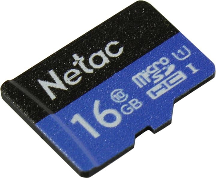 Netac <NT02P500STN-016G-S> microSDHC Memory Card 16Gb UHS-I  U1 Class 10