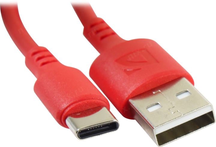 Defender <87106RED> Кабель USB  AM-->USB-C M 1м
