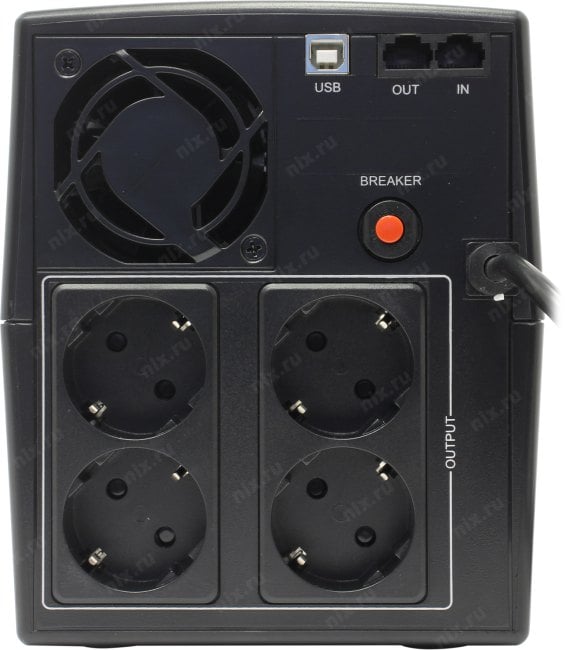 UPS 1500VA ИМПУЛЬС <ЮНИОР Смарт 1500> <JS15223> защита телефонной линии/RJ-45,  USB,  LCD