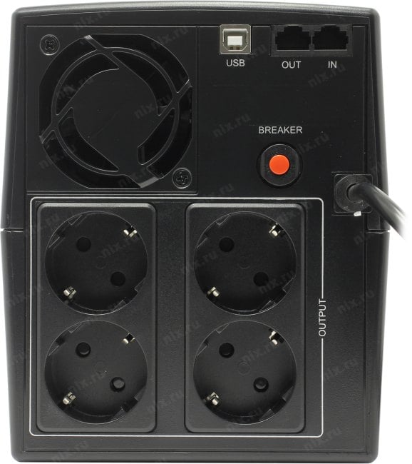 UPS 1500VA ИМПУЛЬС <ЮНИОР Смарт 1500> <JS15223> защита телефонной линии/RJ-45,  USB,  LCD