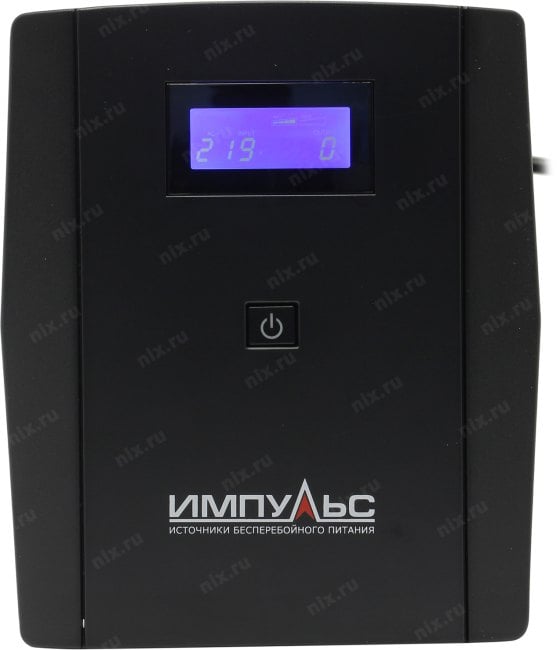 UPS 1500VA ИМПУЛЬС <ЮНИОР Смарт 1500> <JS15223> защита телефонной линии/RJ-45,  USB,  LCD