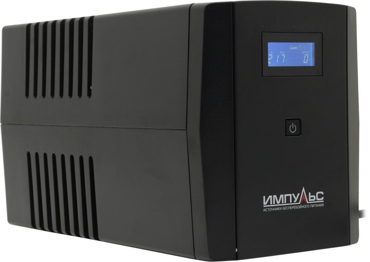 UPS 1500VA ИМПУЛЬС <ЮНИОР Смарт 1500> <JS15223> защита телефонной линии/RJ-45,  USB,  LCD