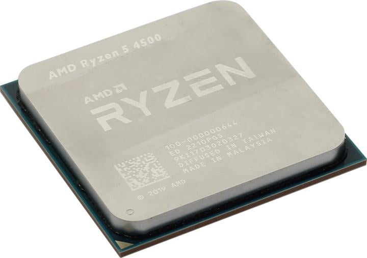 Центральный Процессор AMD RYZEN 5 4500 OEM (Renoir, 7nm, C6/T12, Base 3,60GHz, Turbo 4,10GHz, Without Graphics, L3 8Mb, TDP 65W, SAM4) (100-000000644)