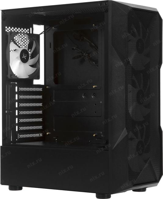 Корпус XASTRA  A304 4ARGB Black ATX/Mesh/half-size TG/4x120mm  ARGB  FC  fans/ A304-4FC12A