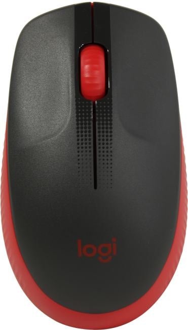 Logitech Wireless Mouse M190 Red <910-005908> (RTL)  USB 3btn+Roll, беспроводная