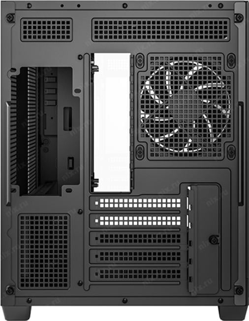 Minitower Deepcool CG330 3F <R-CG330-BKNGM3-G> Black MicroATX без  БП, с окном