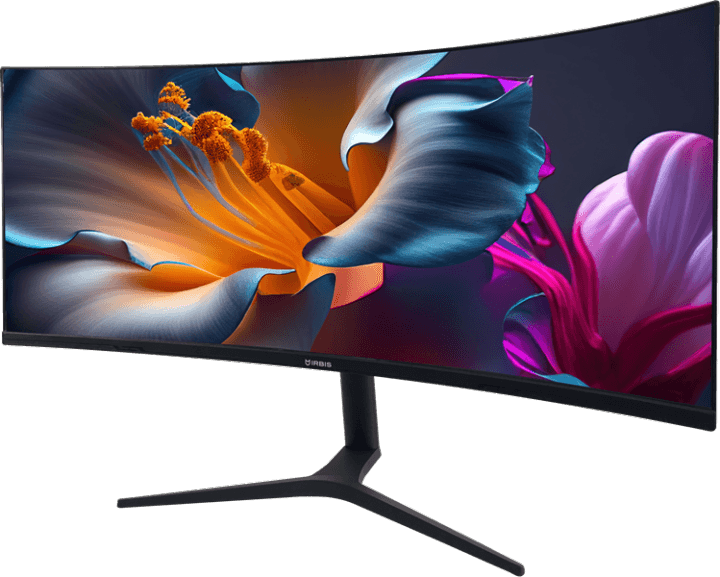 INV38UIDR IRBIS NOBLEVIEW 38'' LED Monitor Curved 3840x1600, 21:9, IPS, 300 cd/m2, 2000:1, 3ms,  HDMI,  DP  USB-C(65W) USB