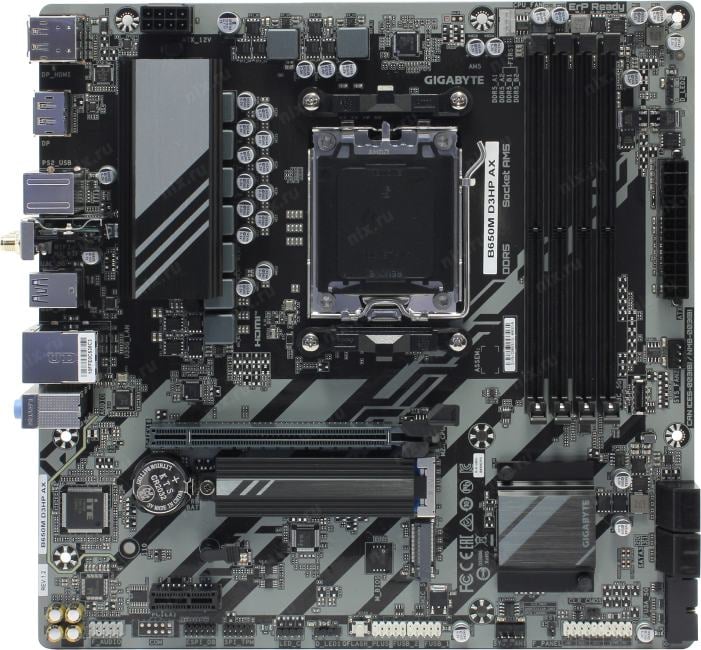 GIGABYTE B650M D3HP AX (RTL) AM5 <B650> PCI-E HDMI+2xDP 2.5GbLAN+WiFi SATA  RAID MicroATX 4DDR5