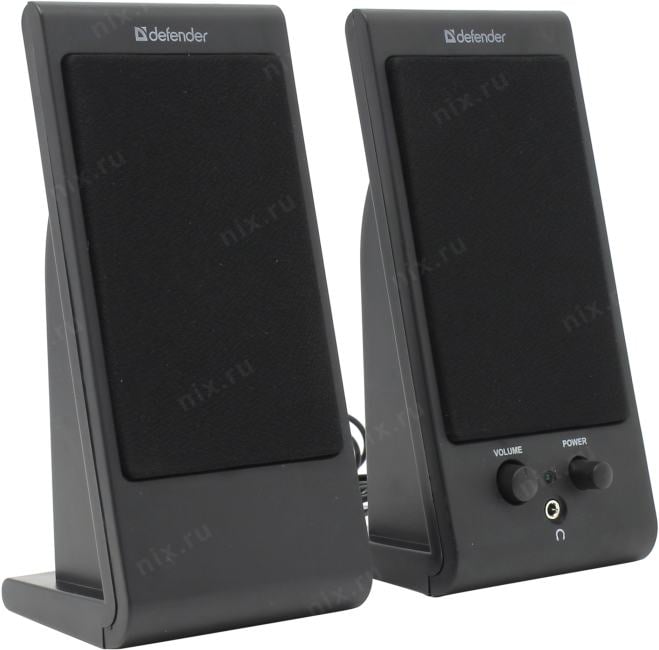 Колонки Defender SPK 170 <Black> (2x2W, питание от  USB)  <65165>