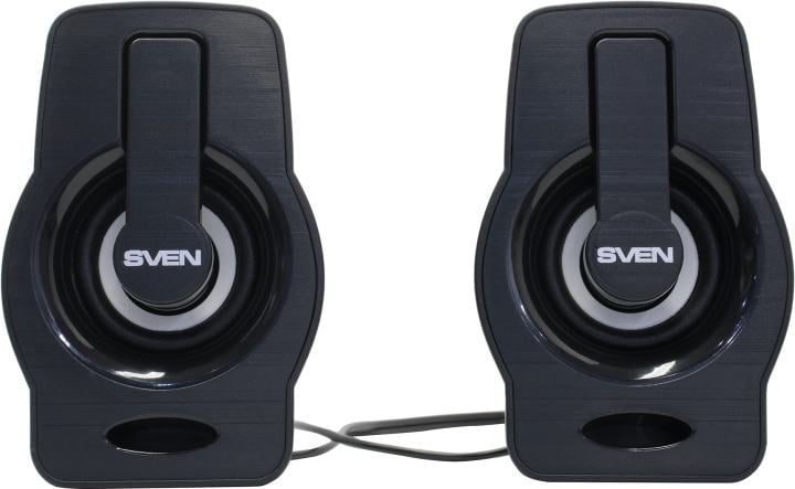 Колонки SVEN 255 Black (2x3W, RGB,  питание от USB)