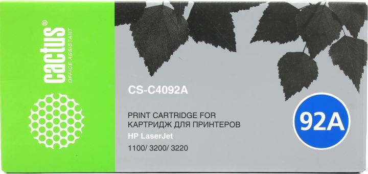 Картридж Cactus CS-C4092A для  HP LJ 1100/3200/3220