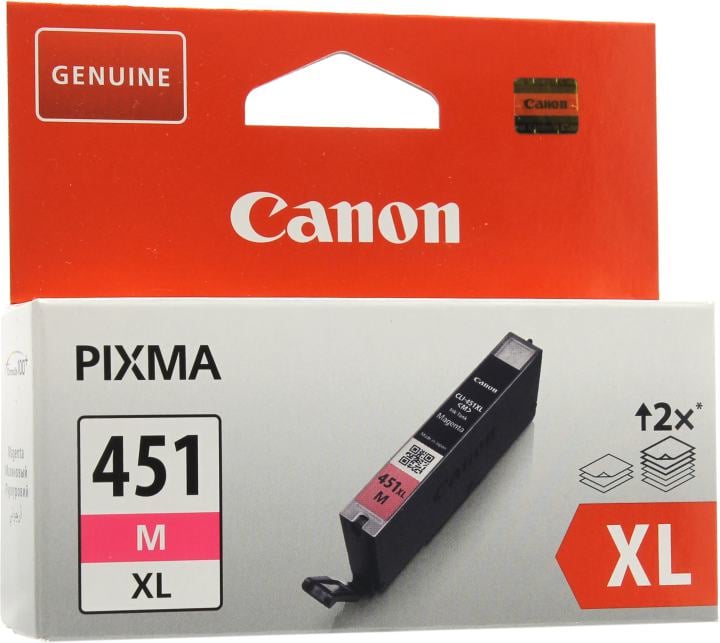 Чернильница Canon CLI-451M XL Magenta  для  PIXMA iP7240,  MG5440,6340