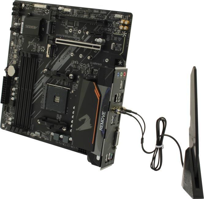 GIGABYTE B550M AORUS ELITE AX (RTL) AM4 <B550> 2xPCI-E DVI+HDMIGbLAN+WiFi SATA RAID  MicroATX  4DDR4