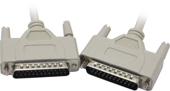 Кабель-удлинитель KS-is KS-502B-1.8, DB25(M)→DB25(M), 1.8м