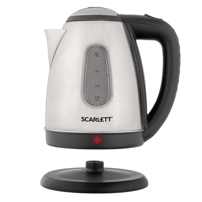 Scarlett <SC-EK21S88>  Электрочайник  (2.2л,  1800Вт, стальной)