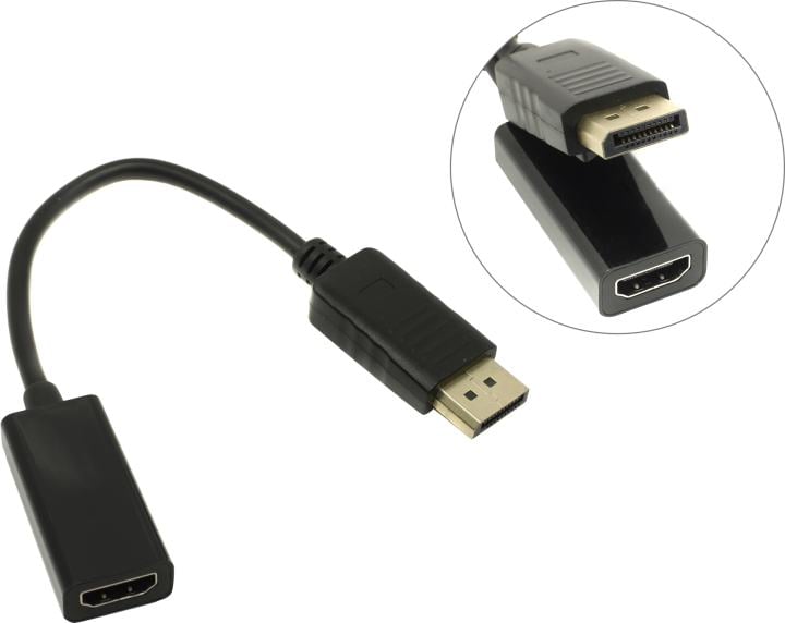 Кабель KS-IS KS-460, DisplayPort – HDMI, 0.2 м