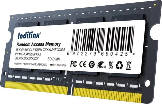 Модуль памяти для ноутбука SODIMM DIMM  8GB  DDR4-3200  IND-ID4N32SP08X INDILINX