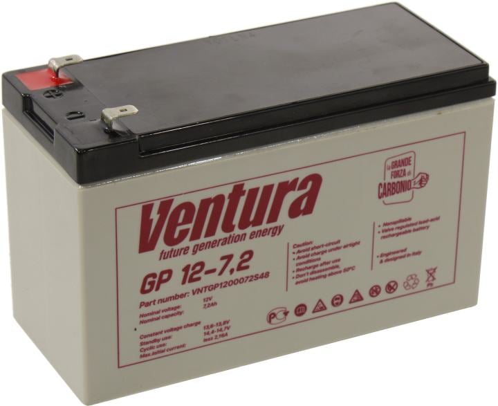 Аккумулятор Ventura GP 12-7.2  (12V,  7.2Ah)  для UPS