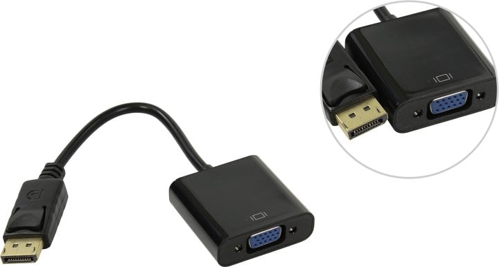 Orient <C308> Кабель-адаптер  DisplayPort  (M)-->  VGA (15F)