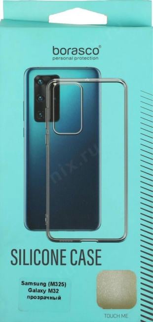 Чехол (клип-кейс) BoraSCO для Samsung  Galaxy  M32  прозрачный (40349)