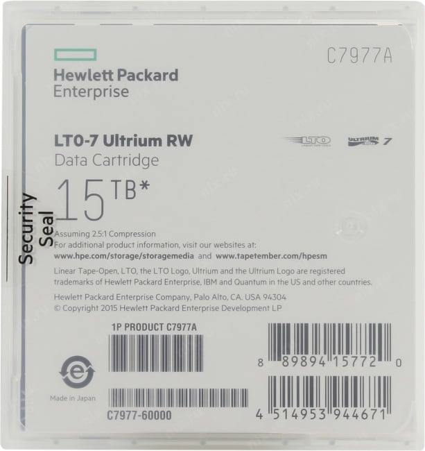 HP <C7977AN>  HPE LTO 7  15TB уп.20 шт