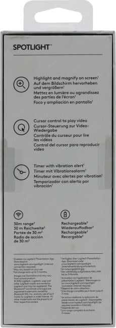 Logitech Spotlight Presentation Remote (RTL)  USB, Bluetooth <910-004861>