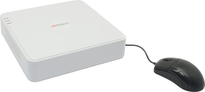 Видеорегистратор HiWatch DS-H204QA(C), 4-канальный, HD-TVI/IP до 8Мп, 1 SATA