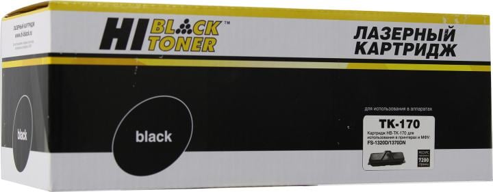 Тонер-картридж Hi-Black (HB-TK-170) для Kyocera FS-1320D/ 1370DN/ ECOSYS P2135d, 7,2K