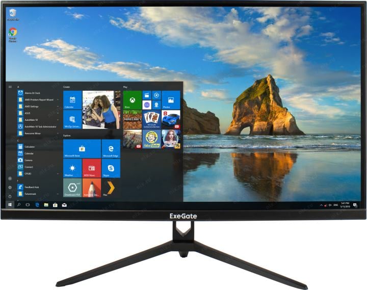 LCD ExeGate 27" EV2707A ProSmart черный {VA 1920x1080 75Hz 5ms 16:9 280cd 3000:1 178/178 D-Sub HDMI2.0 FreeSync LowBlueLight 2x3W VESA регулировка наклона} [EX294345RUS]