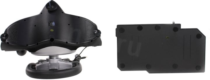 Руль Dialog GW-155VR CyberPilot Vibration USB  (Рулевое  колесо+педали+рычаг  перекл. скоростей,11кн.,мини-джойстик)