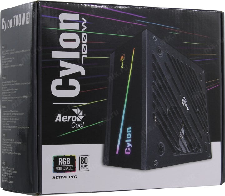 Блок питания Aerocool Cylon (RTL) 700W  ATX  (24+2x4+4x6/8пин)