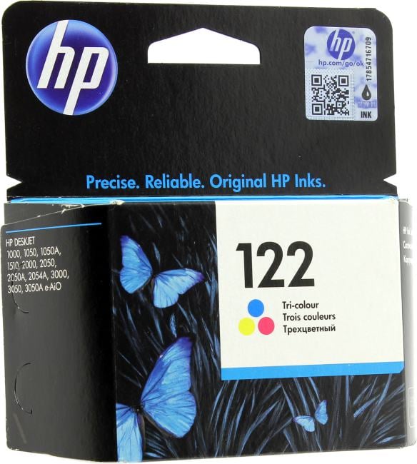 Картридж HP CH562HE/K (№122) Трехцветный  для  HP  DJ 1000/1050A/2000/2050A/2054A/3000/3050A/3052A/3054A