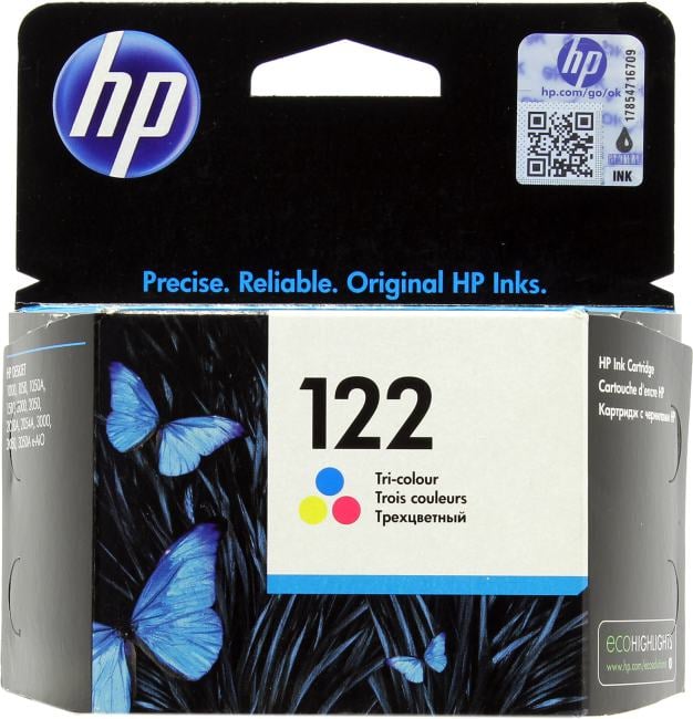 Картридж HP CH562HE/K (№122) Трехцветный  для  HP  DJ 1000/1050A/2000/2050A/2054A/3000/3050A/3052A/3054A