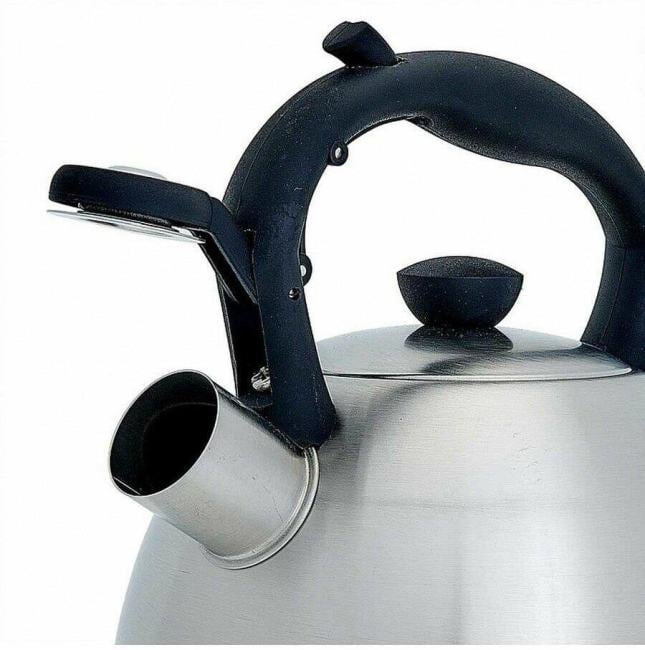 Чайник для плиты из нерж.стали WEBBER BE-0577 2 л. со свистком