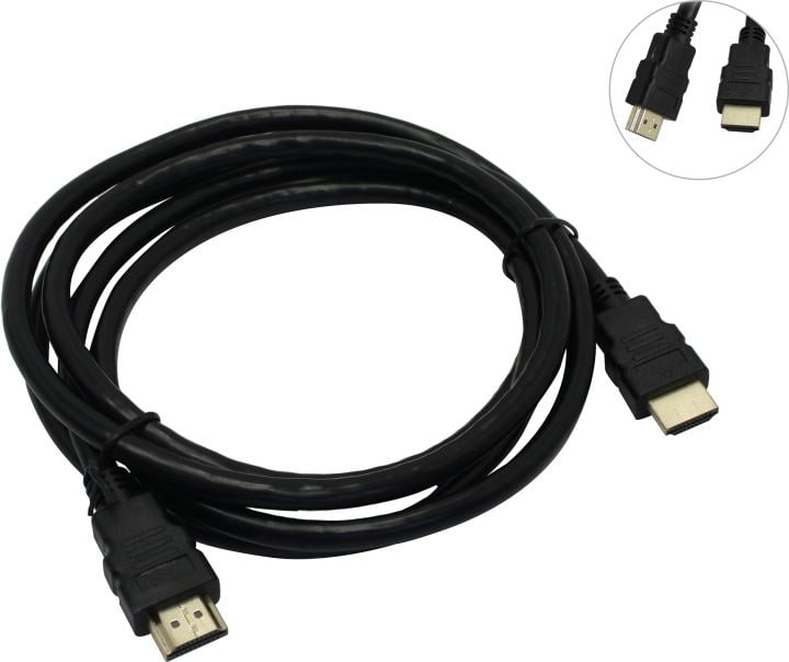 Exegate EX194332RUS Кабель HDMI (19M -19M) 1.8м Exegate, v1.4b, позолоченные контакты