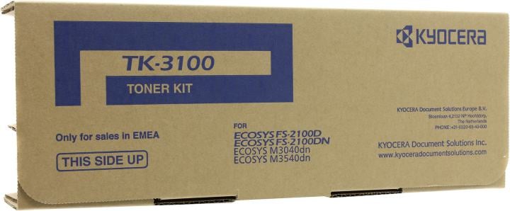 Картридж лазерный Kyocera TK-3100, Black, 12500 стр.