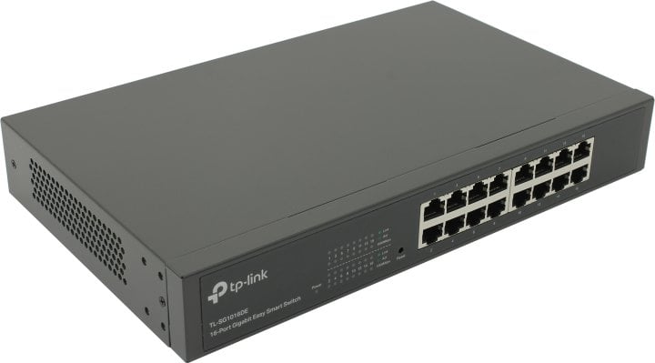 Коммутатор TP-Link TL-SG1016DE, L2, 16×1GbE, 1U