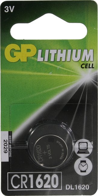 GP Lithium  CR1620 (Li, 3V)