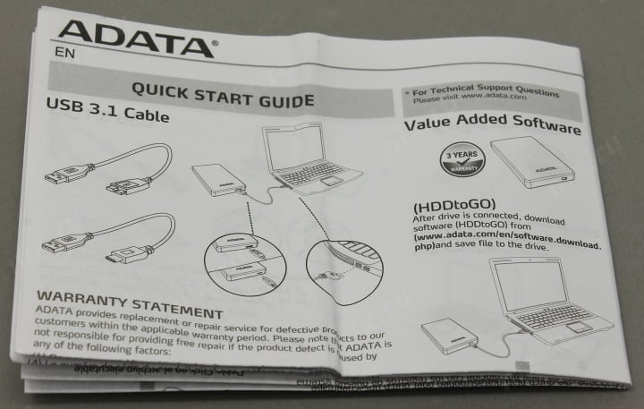 ADATA <AHD710P-4TU31-CBK> HD710 Pro USB3.1 Portable 2.5" HDD  4Tb EXT (RTL)