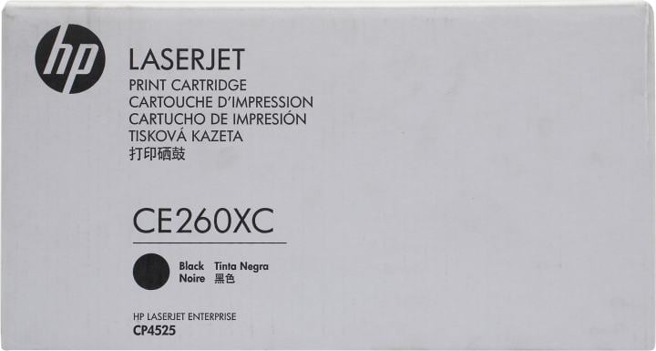 Картридж HP CE260X(C) (№649X) Black для HP Color  LaserJet  CP4525  (повышенной ёмкости)