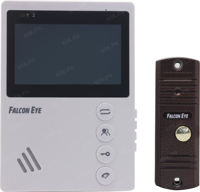 FALCON EYE <KIT- VISTA> Видеодомофон (4.3", 480x272 + Cam. 1000TVL,  PAL, микрофон, LED)