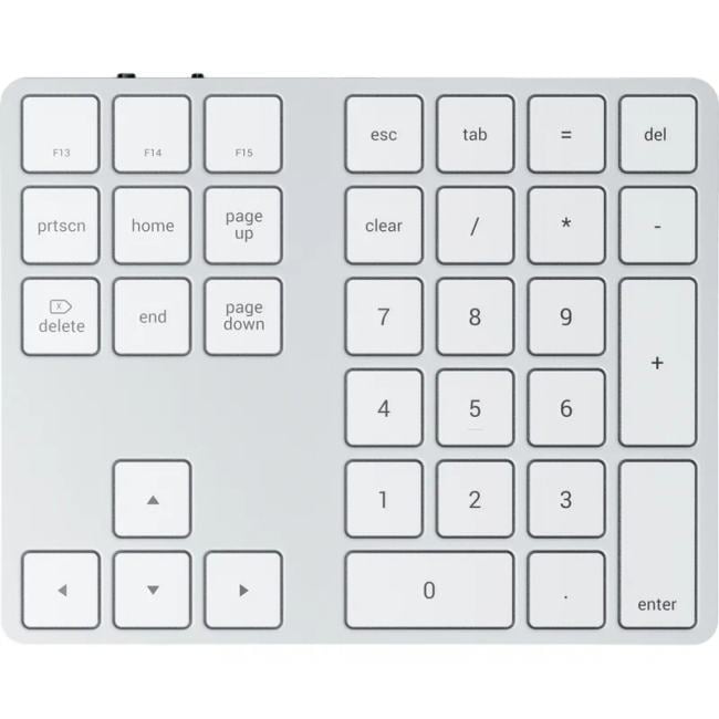 Satechi ST-XLABKS Беспроводной блок клавиатуры Satechi Aluminum  Extended  Keypad.  Цвет серебряный.