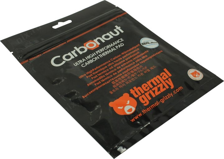 Thermal Grizzly  Carbonaut  (TG-CA-38-38-02-R) Термопрокладка  38x38x0.2мм