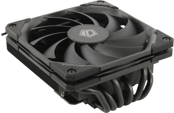 ID-Cooling <ID-CPU-IS-67-XT-BLACK> (4пин,  115X/1200/1700/AM4/AM5,  32.3дБ,  500-2200об/мин, Al+тепл.трубки)
